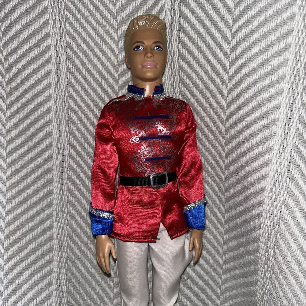Ken Doll In Royalty Prince Outfit Barbie Smartly Dressed Royal Uniform Outfit E2